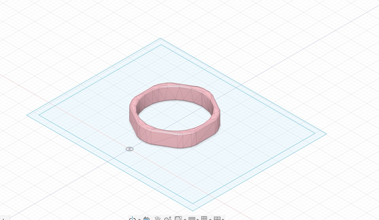 3D printed conductive ring detail